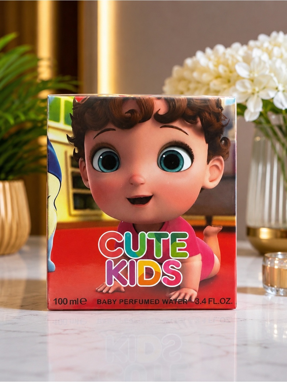 Others Follow Cute Kids Baby Perfumed Water - Pink & Red Packaging